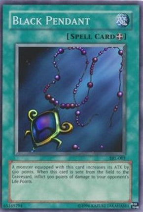 Black Pendant (Super Rare) [SRL-003] Spell Ruler Unlimited