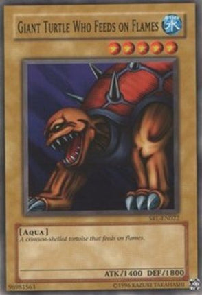 Giant Turtle Who Feeds on Flames (Common / Short Print) [SRL-022] Spell Ruler Unlimited
