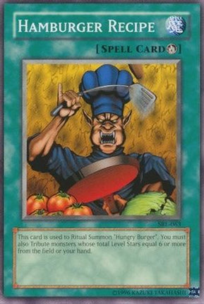Hamburger Recipe (Common / Short Print) [SRL-063] Spell Ruler Unlimited