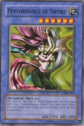 Performance of Sword (Common / Short Print) [SRL-067] Spell Ruler Unlimited