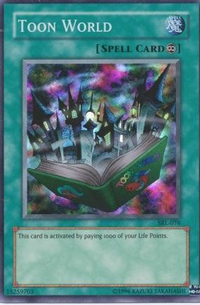 Toon World (Super Rare) [SRL-076] Spell Ruler Unlimited