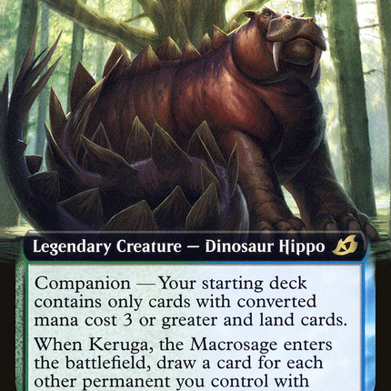 Keruga, the Macrosage (companion, Extended Art) [Ikoria: Lair of Behemoths]