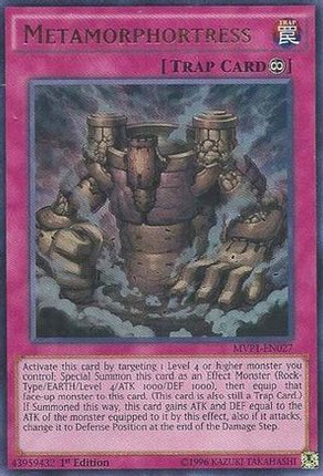 Metamorphortress (Ultra Rare) [MVP1-EN027] 1st Edition