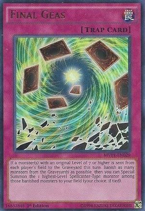 Final Geas (Ultra Rare) [MVP1-EN029] 1st Edition