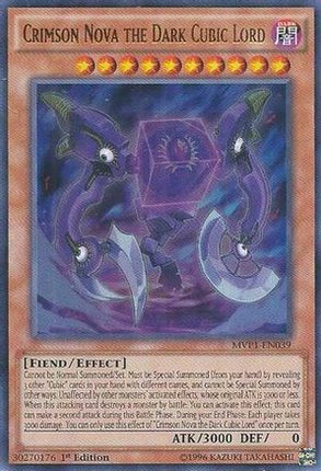 Crimson Nova the Dark Cubic Lord (Ultra Rare) [MVP1-EN039] 1st Edition