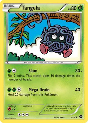 Tangela - 1/114 [XY - Steam Siege] Reverse Holofoil