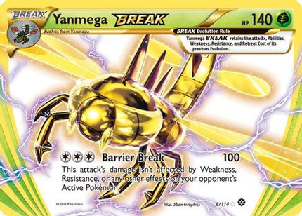 Yanmega BREAK - 8/114 [XY - Steam Siege] Holofoil