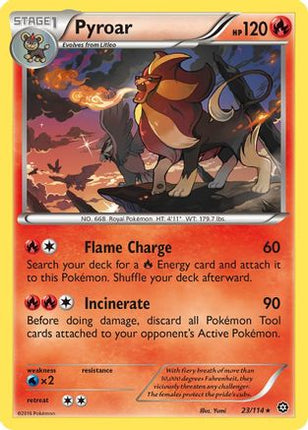 Pyroar - 23/114 [XY - Steam Siege] Reverse Holofoil