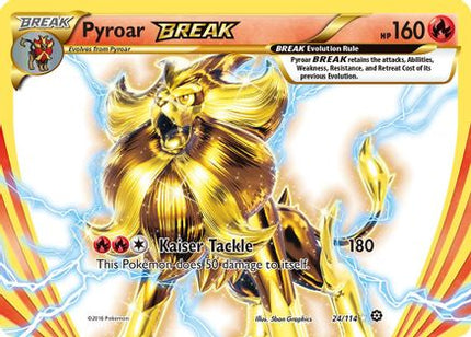 Pyroar BREAK - 24/114 [XY - Steam Siege] Holofoil