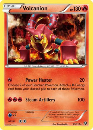 Volcanion - 25/114 [XY - Steam Siege]