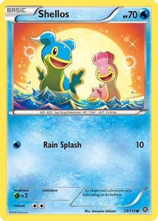 Shellos - 28/114 [XY - Steam Siege] Reverse Holofoil