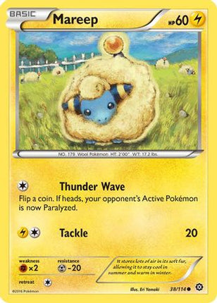 Mareep - 38/114 [XY - Steam Siege] Reverse Holofoil