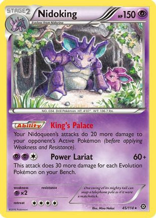 Nidoking - 45/114 [XY - Steam Siege] Reverse Holofoil