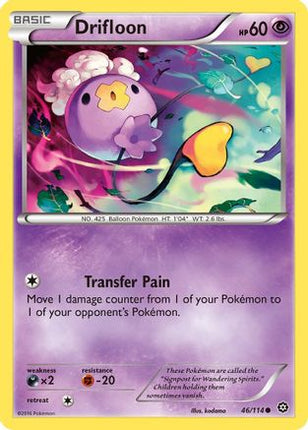 Drifloon - 46/114 [XY - Steam Siege] Reverse Holofoil