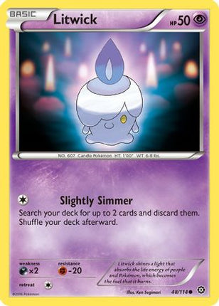 Litwick - 48/114 [XY - Steam Siege] Reverse Holofoil