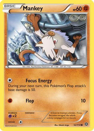 Mankey - 52/114 [XY - Steam Siege]