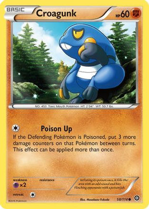 Croagunk - 58/114 [XY - Steam Siege]