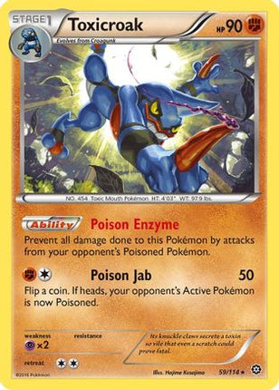 Toxicroak - 59/114 [XY - Steam Siege]