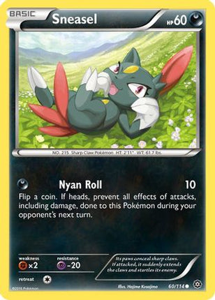 Sneasel - 60/114 [XY - Steam Siege] Reverse Holofoil