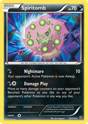 Spiritomb - 62/114 [XY - Steam Siege] Reverse Holofoil
