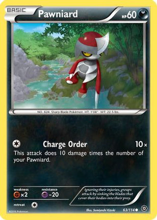 Pawniard - 63/114 [XY - Steam Siege] Reverse Holofoil