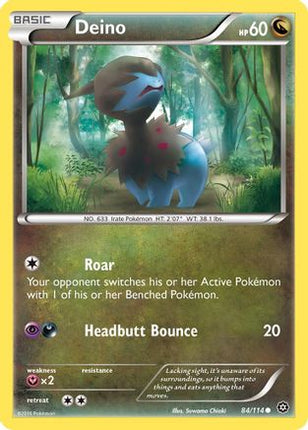 Deino - 84/114 [XY - Steam Siege] Reverse Holofoil