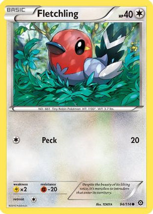 Fletchling - 94/114 [XY - Steam Siege]