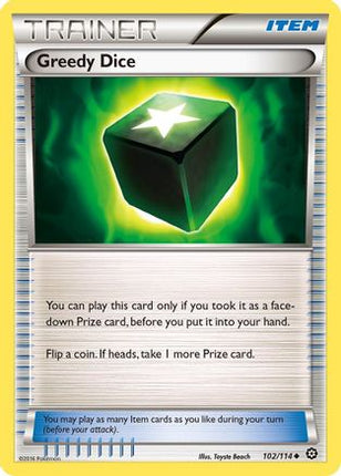 Greedy Dice - 102/114 [XY - Steam Siege] Reverse Holofoil