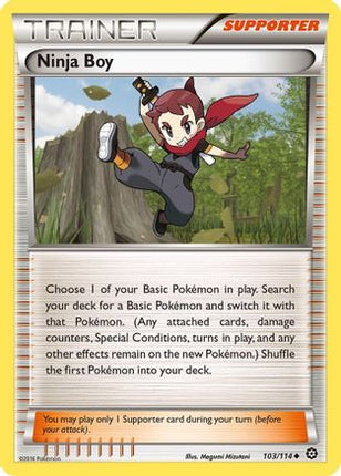 Ninja Boy - 103/114 [XY - Steam Siege] Reverse Holofoil