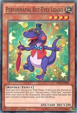 Performapal Bot-Eyes Lizard (Common / Short Print) [TDIL-EN001] 1st Edition