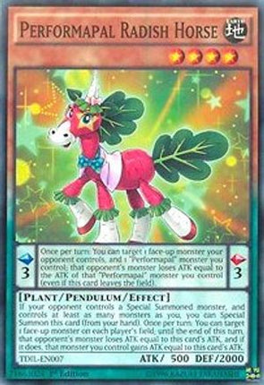 Performapal Radish Horse (Common / Short Print) [TDIL-EN007] 1st Edition