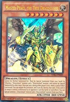 Master Peace, the True Dracoslayer (Ultra Rare) [TDIL-EN020] 1st Edition