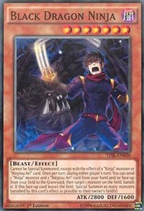 Black Dragon Ninja (Common / Short Print) [TDIL-EN036] 1st Edition