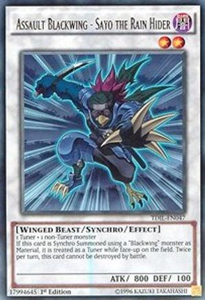 Assault Blackwing - Sayo the Rain Hider (Rare) [TDIL-EN047] 1st Edition