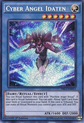Cyber Angel Idaten (Secret Rare) [DRL3-EN013] 1st Edition