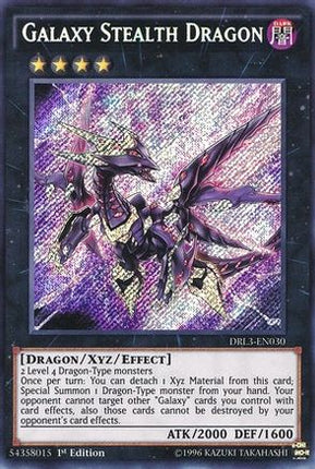 Galaxy Stealth Dragon (Secret Rare) [DRL3-EN030] 1st Edition