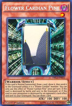Flower Cardian Pine (Secret Rare) [DRL3-EN031] 1st Edition
