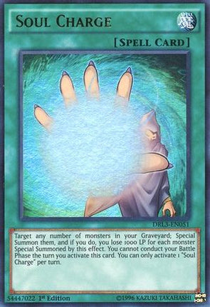 Soul Charge (Ultra Rare) [DRL3-EN051] 1st Edition