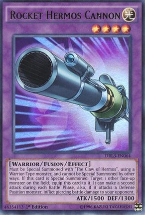 Rocket Hermos Cannon (Ultra Rare) [DRL3-EN064] 1st Edition