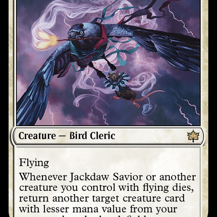 Jackdaw Savior [Bloomburrow] Foil