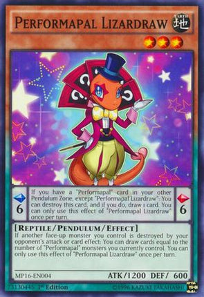 Performapal Lizardraw (Common / Short Print) [MP16-EN004] Unlimited