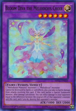 Bloom Diva the Melodious Choir (Ultra Rare) [MP16-EN020] Unlimited