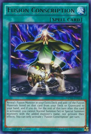 Fusion Conscription (Rare) [MP16-EN024] Unlimited