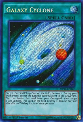 Galaxy Cyclone (Secret Rare) [MP16-EN027] Unlimited
