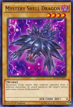 Mystery Shell Dragon (Common / Short Print) [MP16-EN047] Unlimited