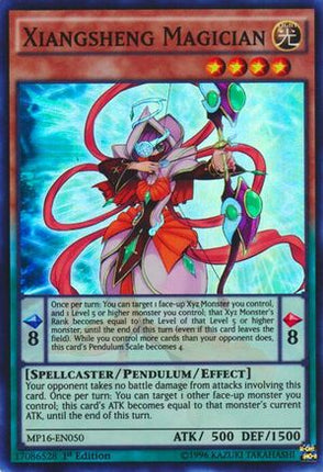 Xiangsheng Magician (Super Rare) [MP16-EN050] 1st Edition