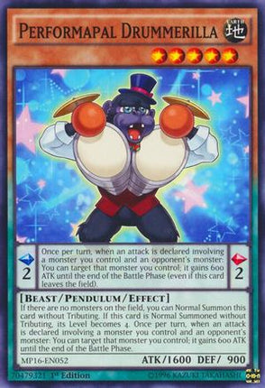 Performapal Drummerilla (Common / Short Print) [MP16-EN052] Unlimited