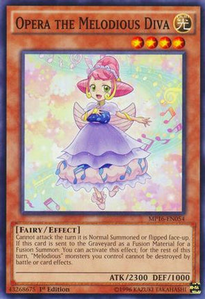 Opera the Melodious Diva (Common / Short Print) [MP16-EN054] Unlimited