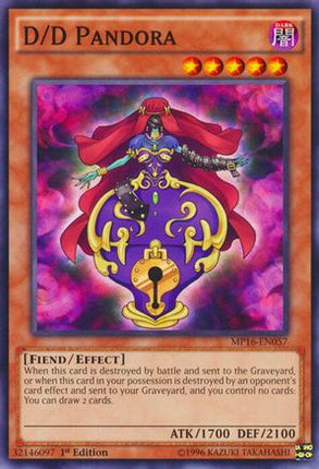 D/D Pandora (Common / Short Print) [MP16-EN057] 1st Edition