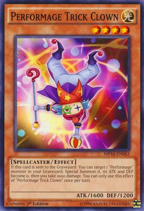Performage Trick Clown (Common / Short Print) [MP16-EN062] Unlimited